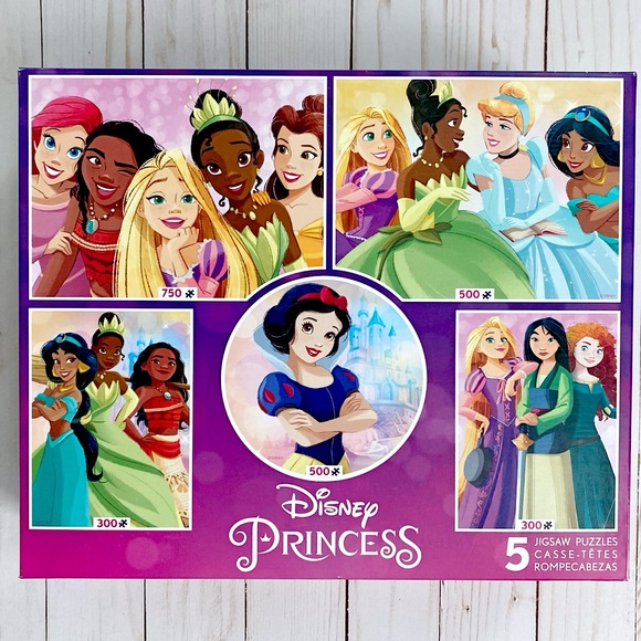 Ceaco Other - Disney Princess Ceaco Jigsaw Puzzle Multi Pack New 5-in-1